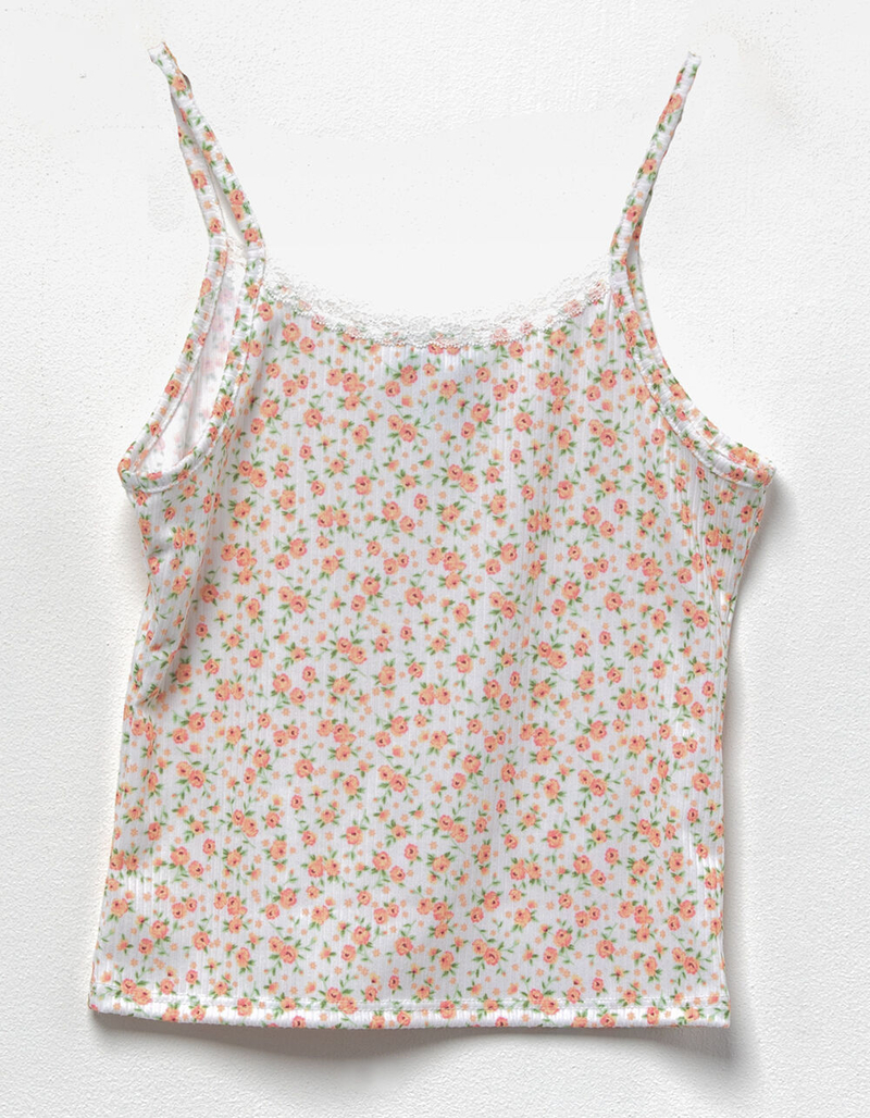 RSQ Girls Ditsy Pointelle Tank Top image number 2
