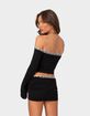EDIKTED Seline Ribbon Trim Top image number 4