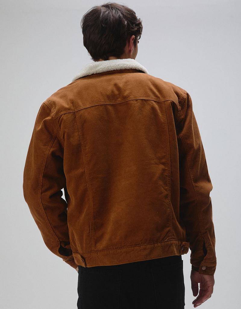 RSQ Mens Corduroy Sherpa Trucker Jacket image number 7