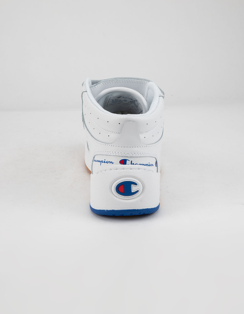 CHAMPION Super C Court Leather Print White Womens Shoes image number 3