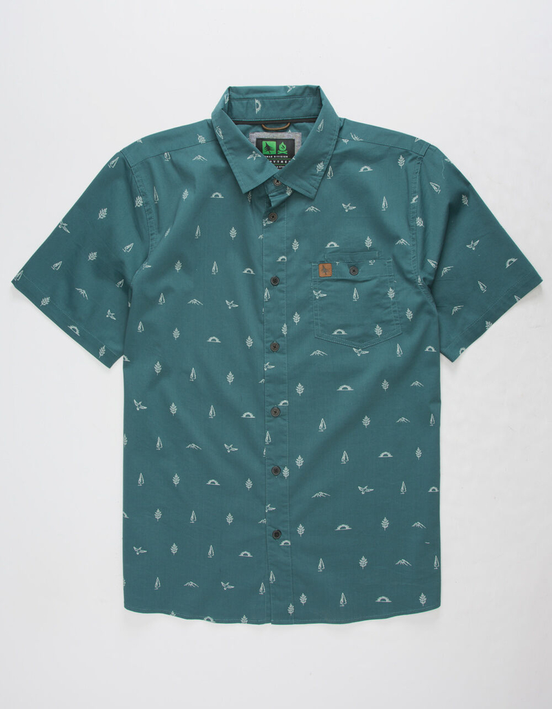 HIPPYTREE Motif Mens Shirt image number 0