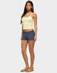 EDIKTED Lina Pinstripe Shorts image number 4