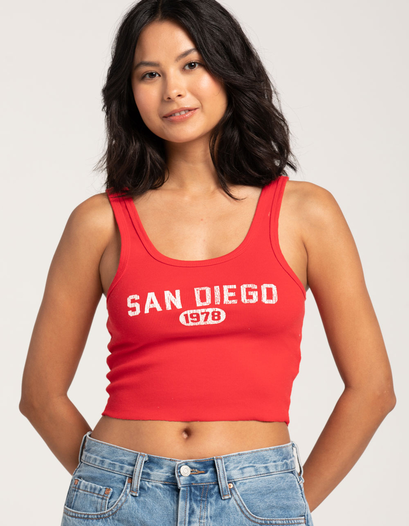 FULL TILT San Diego Womens Athletic Tank Top image number 0