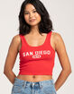 FULL TILT San Diego Womens Athletic Tank Top image number 1