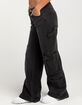 GEMMA RAE Low Rise Wide Leg Womens Cargo Pants image number 3