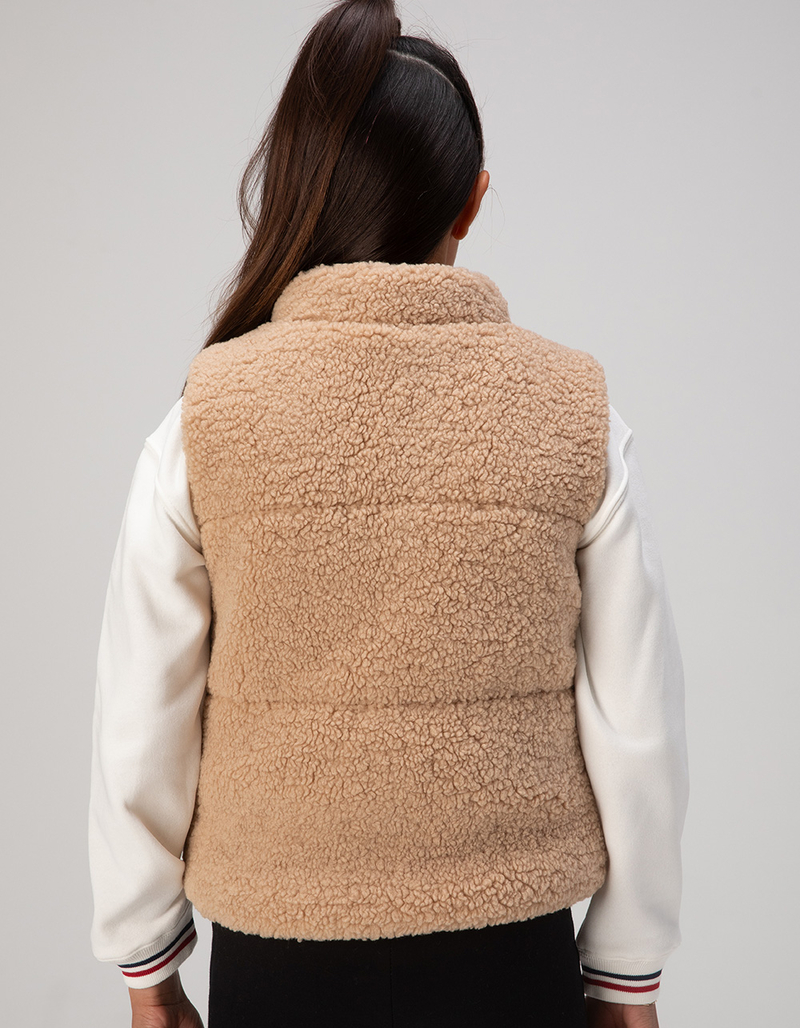 RSQ Girls Sherpa Puffer Vest image number 5