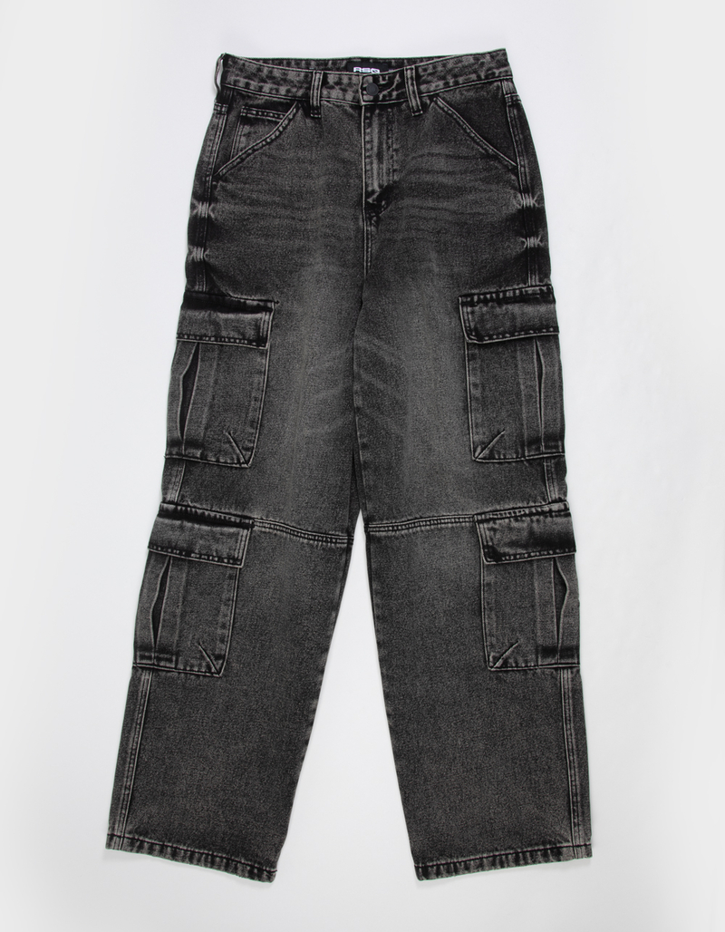 RSQ Mens Extra Baggy Cargo Jeans image number 5