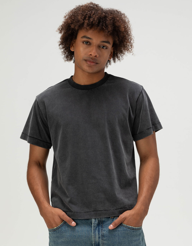 RSQ Mens Washed Shrunken Tee image number 0