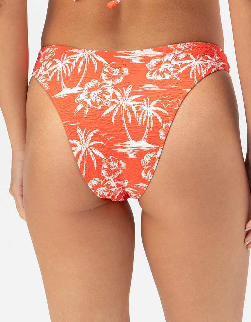 ROXY Vacay Vibes High Leg Cheeky Bikini Bottoms image number 3
