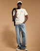 RSQ Mens Loose Light Wash Jeans image number 10