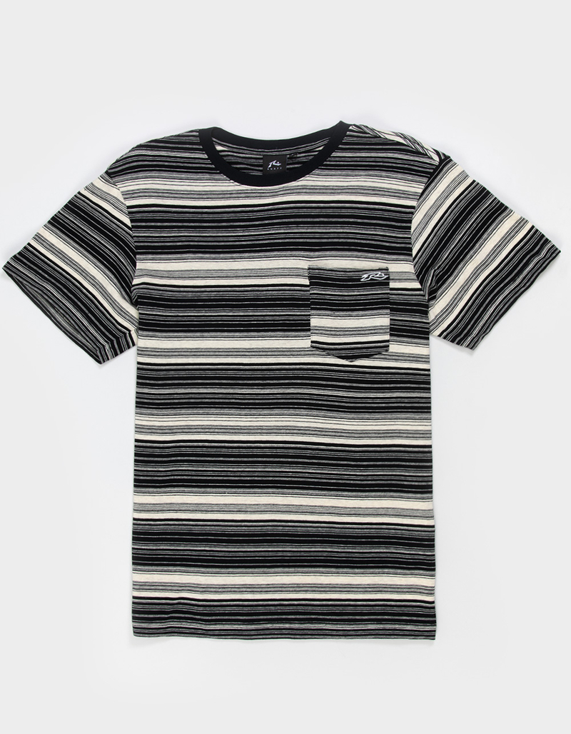 RUSTY Millennial Mens Stripe Pocket Tee image number 0