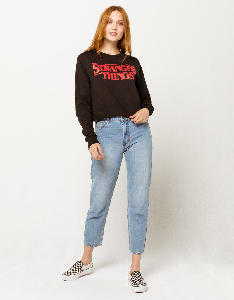 MAD ENGINE Stranger Things Womens Crop Tee image number 3