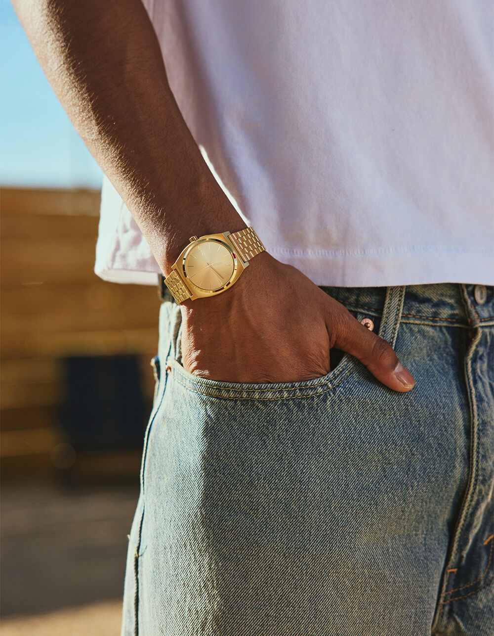 Nixon 腕時計 gold 楽天市場】ニクソン NIXON タイムテラー NA045511 ゴールド アナログ