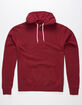 INDEPENDENT TRADING COMPANY Burgundy Mens Hoodie image number 1