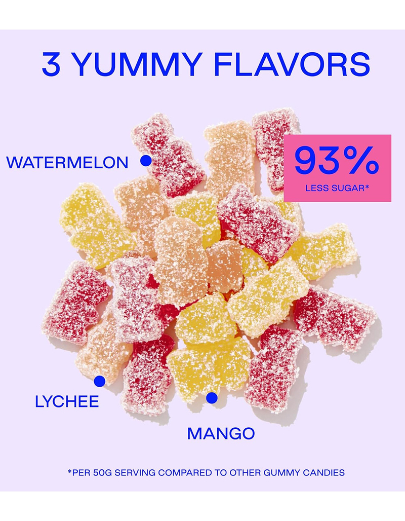 BEHAVE Sour Bears Gummy Candy image number 2