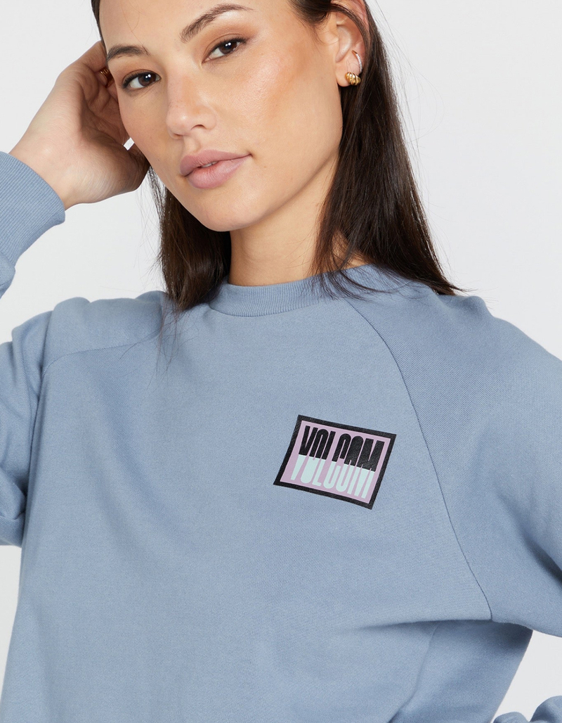 VOLCOM Truly Deal Womens Crewneck Sweatshirt image number 1