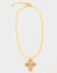 FULL TILT Cross Cord Necklace image number 1