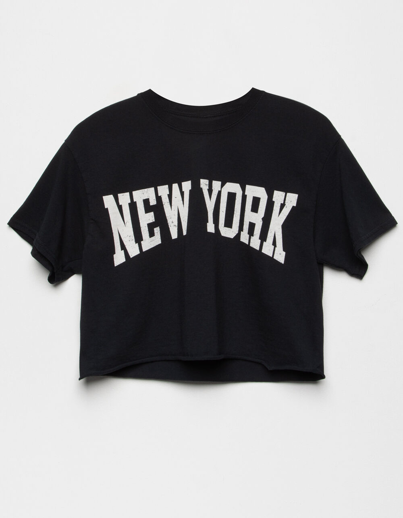 FULL TILT New York Womens Crop Tee image number 4