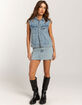 LEE Low Rise Womens Denim Mini Skirt image number 1
