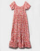 NO COMMENT Ditsy Smock Girls Maxi Dress image number 1