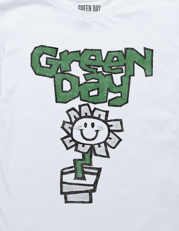 GREEN DAY Flower Pot Distressed Unisex Kids Tee Alternative Image