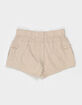 FULL TILT Girls Elastic Waist Cargo Shorts image number 2