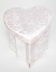 JUICY COUTURE Lidded Collapsible Heart Shaped Storage Cube image number 5