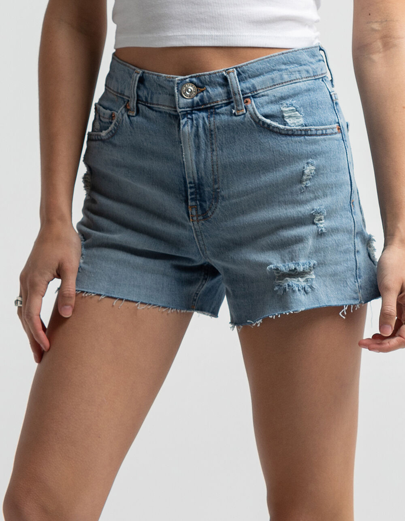 BDG Urban Outfitters Aline Womens Ripped Denim Shorts image number 2