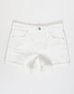 RSQ Girls Vintage High Rise Destruct Denim Shorts image number 1