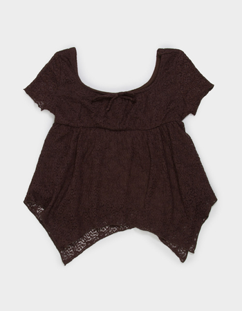 RSQ Girls Texture Babydoll Top Primary Image