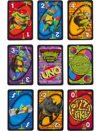UNO Teenage Mutant Ninja Turtles Card Game Alternative Image