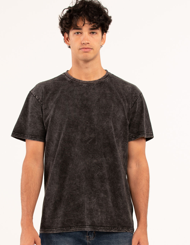 RSQ Mens Acid Wash Oversized Tee image number 2