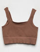 WHITE FAWN Square Neck Girls Bralette image number 1