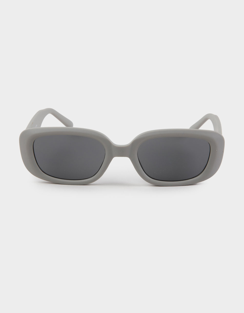 RSQ Matte Rectangle Sunglasses image number 1