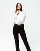 RSQ High Rise Black Womens Skinny Jeans image number 1