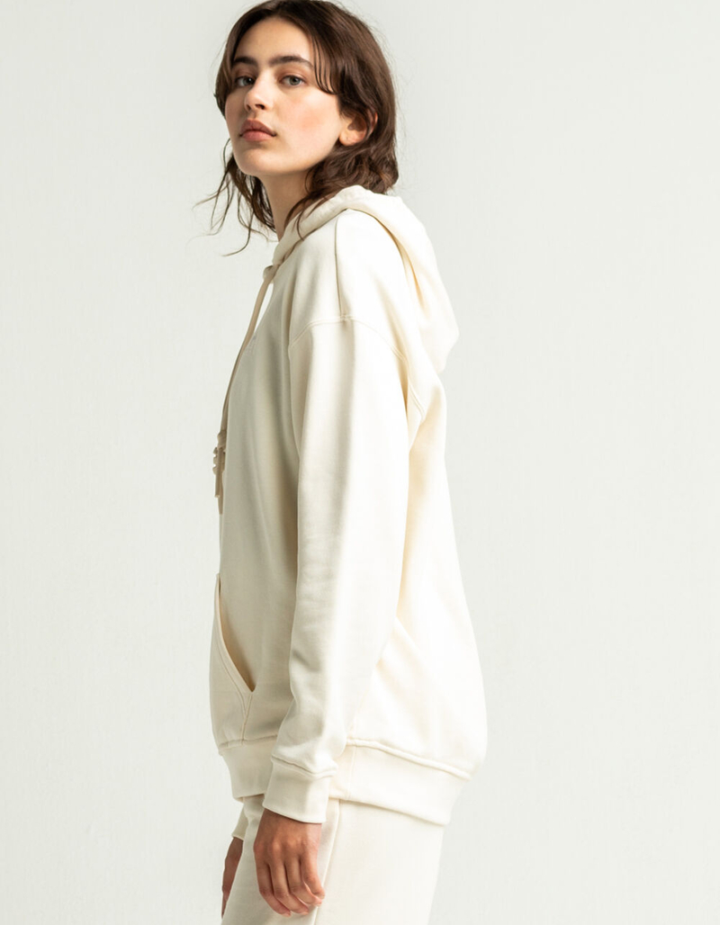 ADIDAS Adicolor Classics Trefoil Womens No-Dye Organic Hoodie image number 1