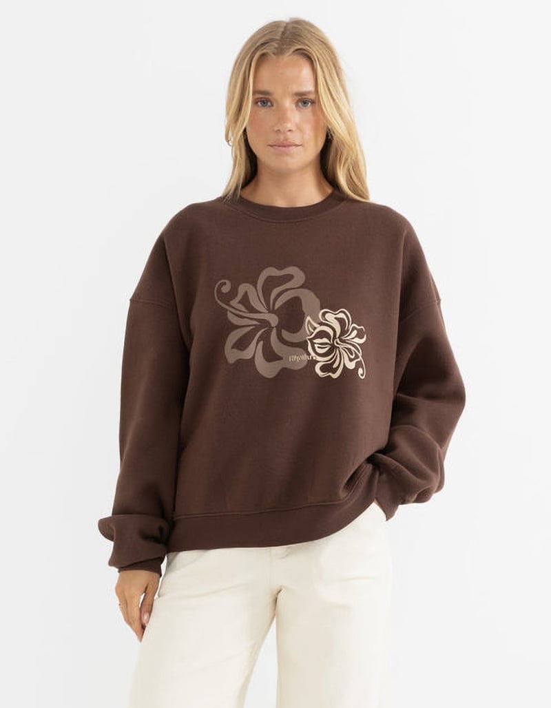 RHYTHM Kai Womens Crewneck Sweatshirt image number 0