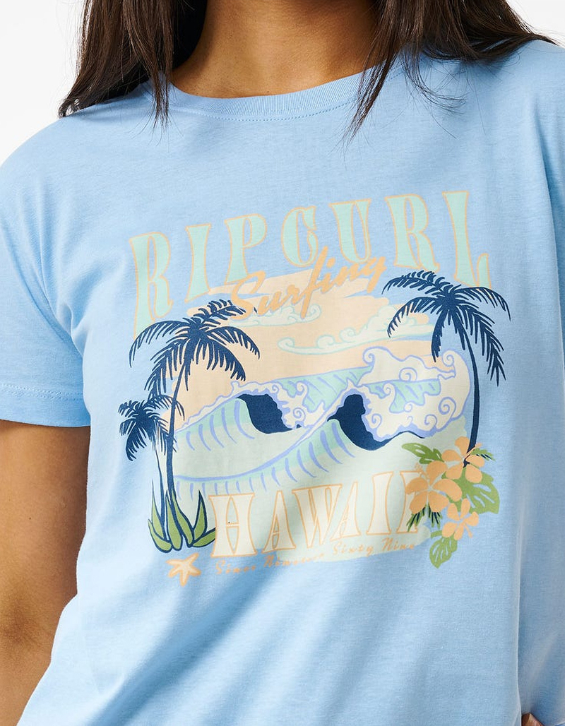 RIP CURL Paradise Palms Womens Tee image number 2