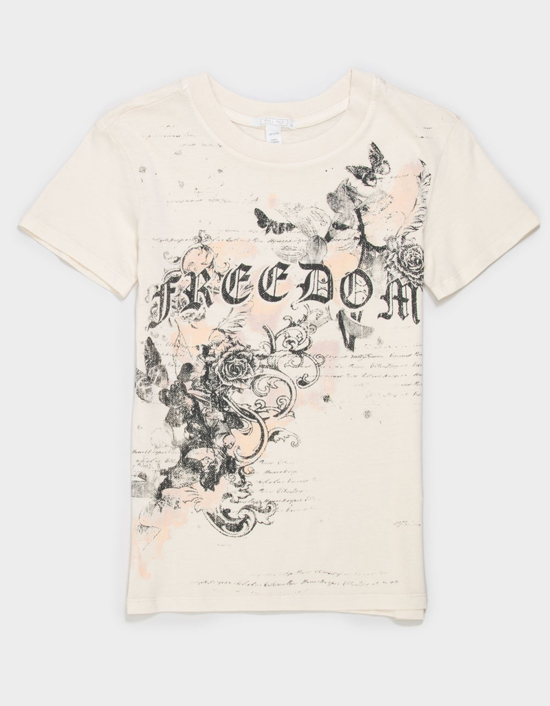 FULL TILT Freedom Girls Boyfriend Tee image number 0