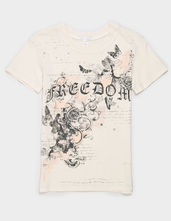 FULL TILT Freedom Girls Boyfriend Tee Primary Image