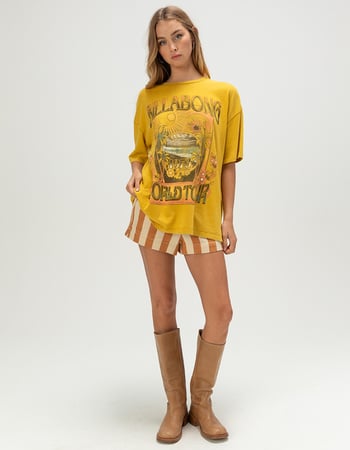 BILLABONG Between Night And Dawn Womens Boyfriend Tee Alternative Image