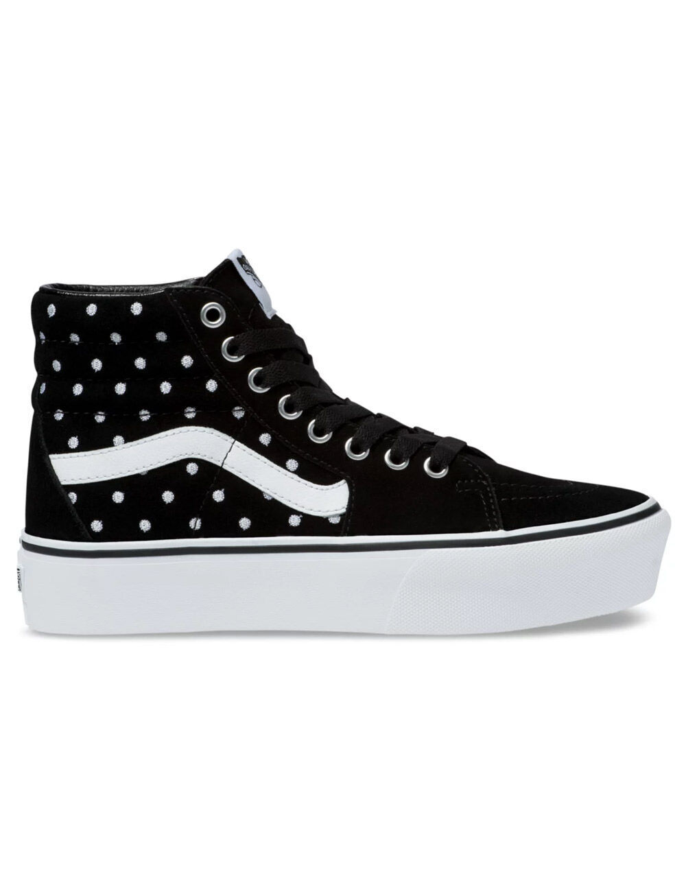 platform polka dot vans