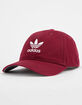 ADIDAS Originals Relaxed Burgundy Dad Hat image number 1