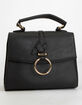 VIOLET RAY Structured Black Crossbody Bag image number 1