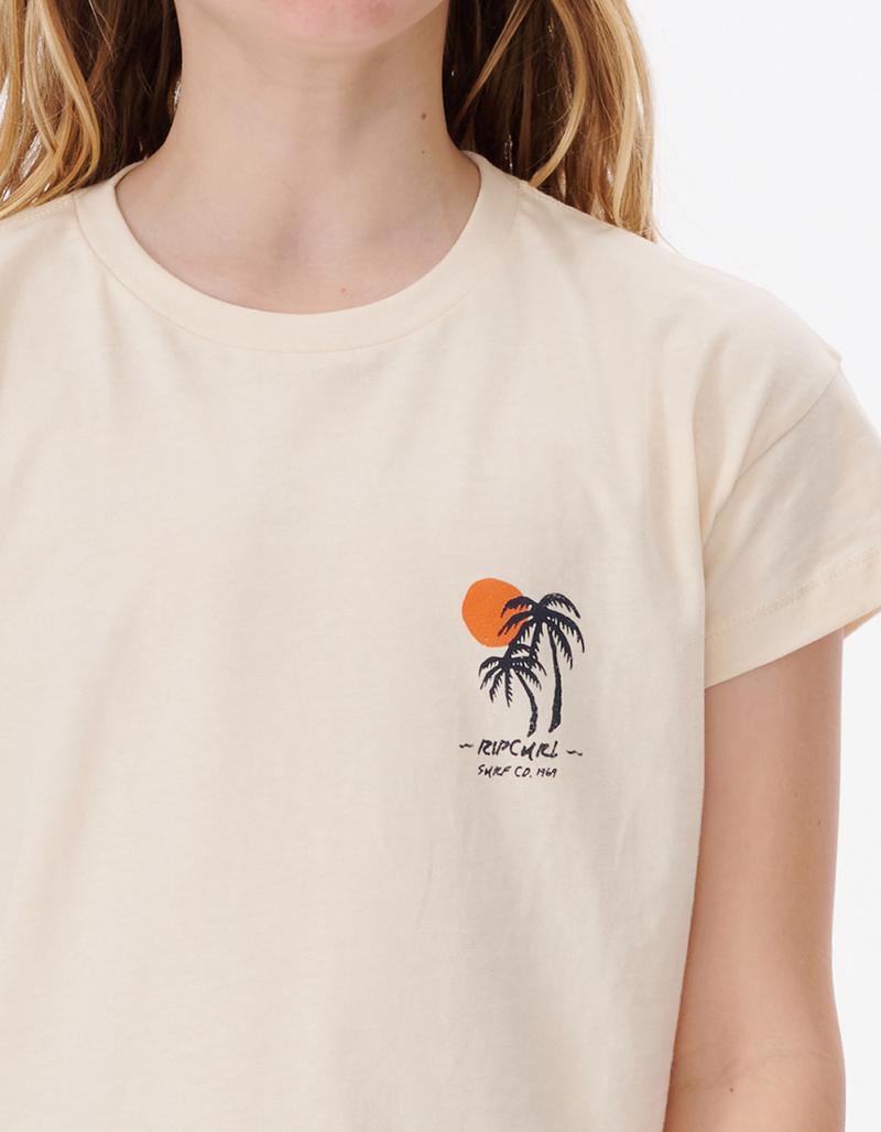 RIP CURL Tropic Sun Girls Crop Tee image number 4
