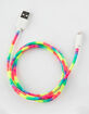 ANKIT 3 Foot Rainbow Lightning Cable image number 1