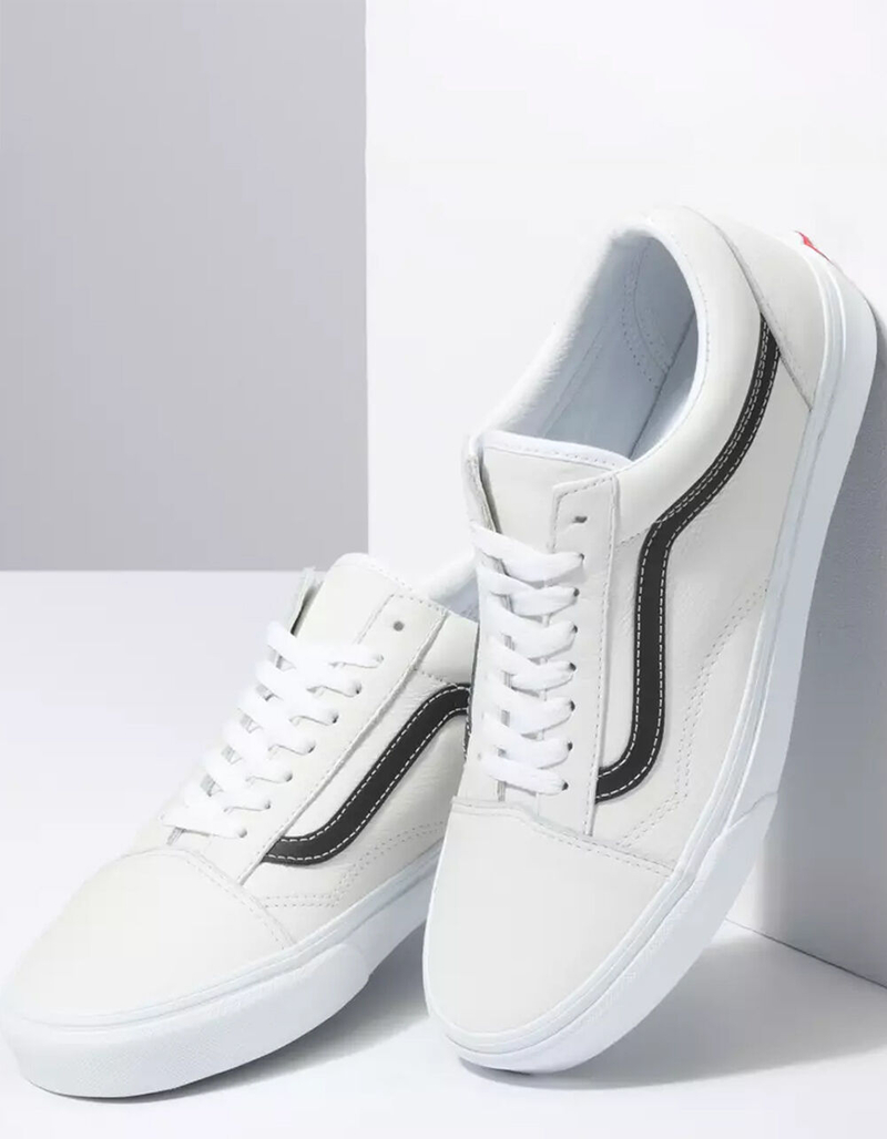 VANS Leather Pop Old Skool Mens Shoes image number 3