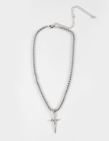 RSQ Sword Cross Necklace Primary Image