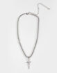 RSQ Sword Cross Necklace image number 1