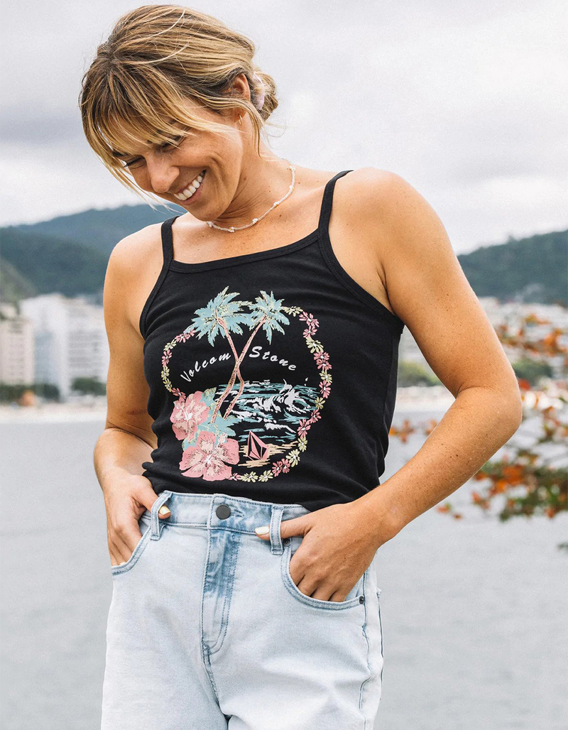 VOLCOM 1991 Womens Strappy Tank Top image number 3